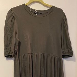 Zara Join Life Army Green Maci Dress Size L